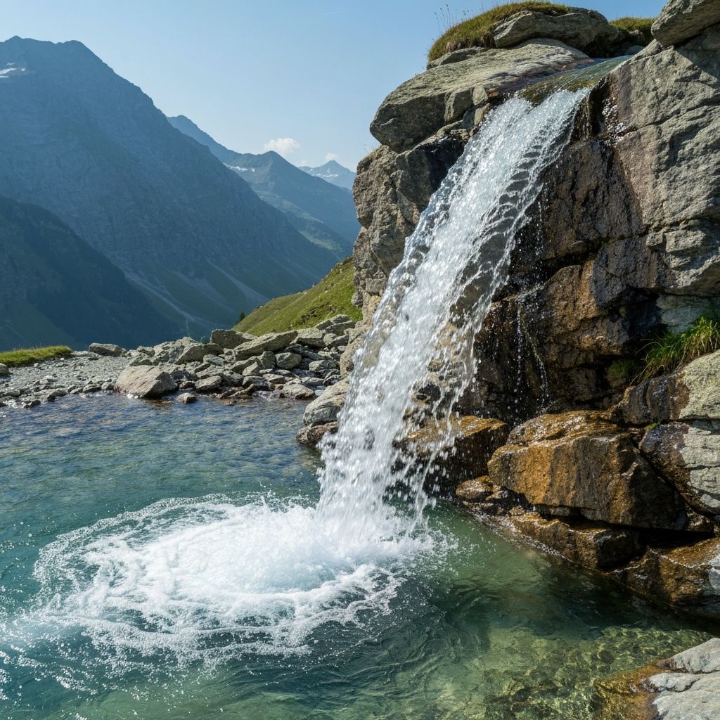 Alpine Quellwasser